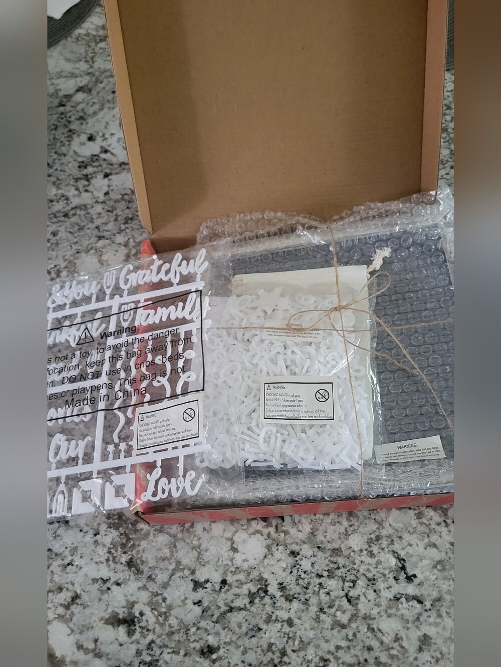 NEW In Box Letter Board With All Letters Sealed